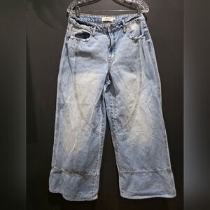 Nori High Rise Super Wide Leg Sz 29 Hidden Los Angeles